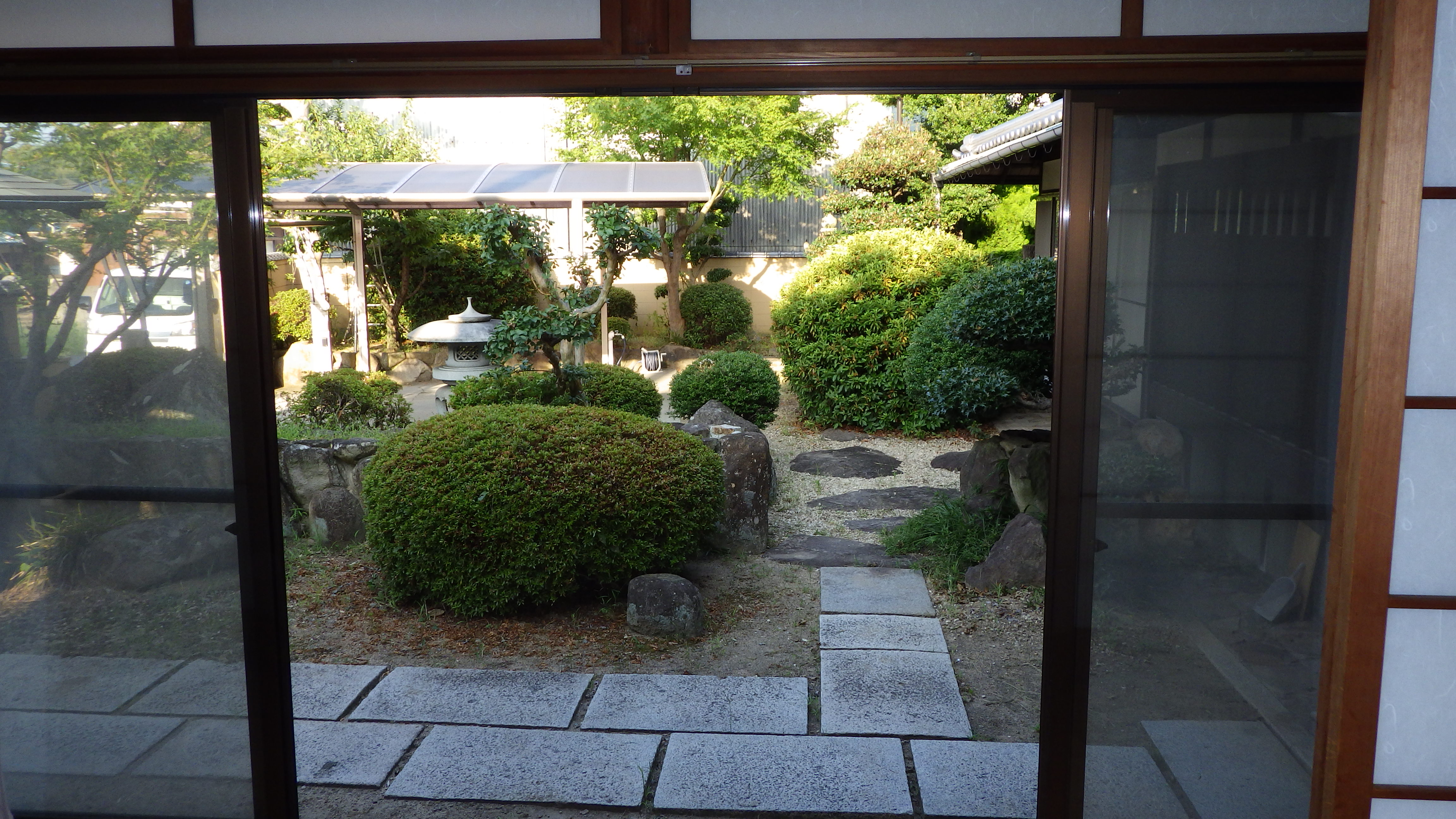 坪庭の眺め